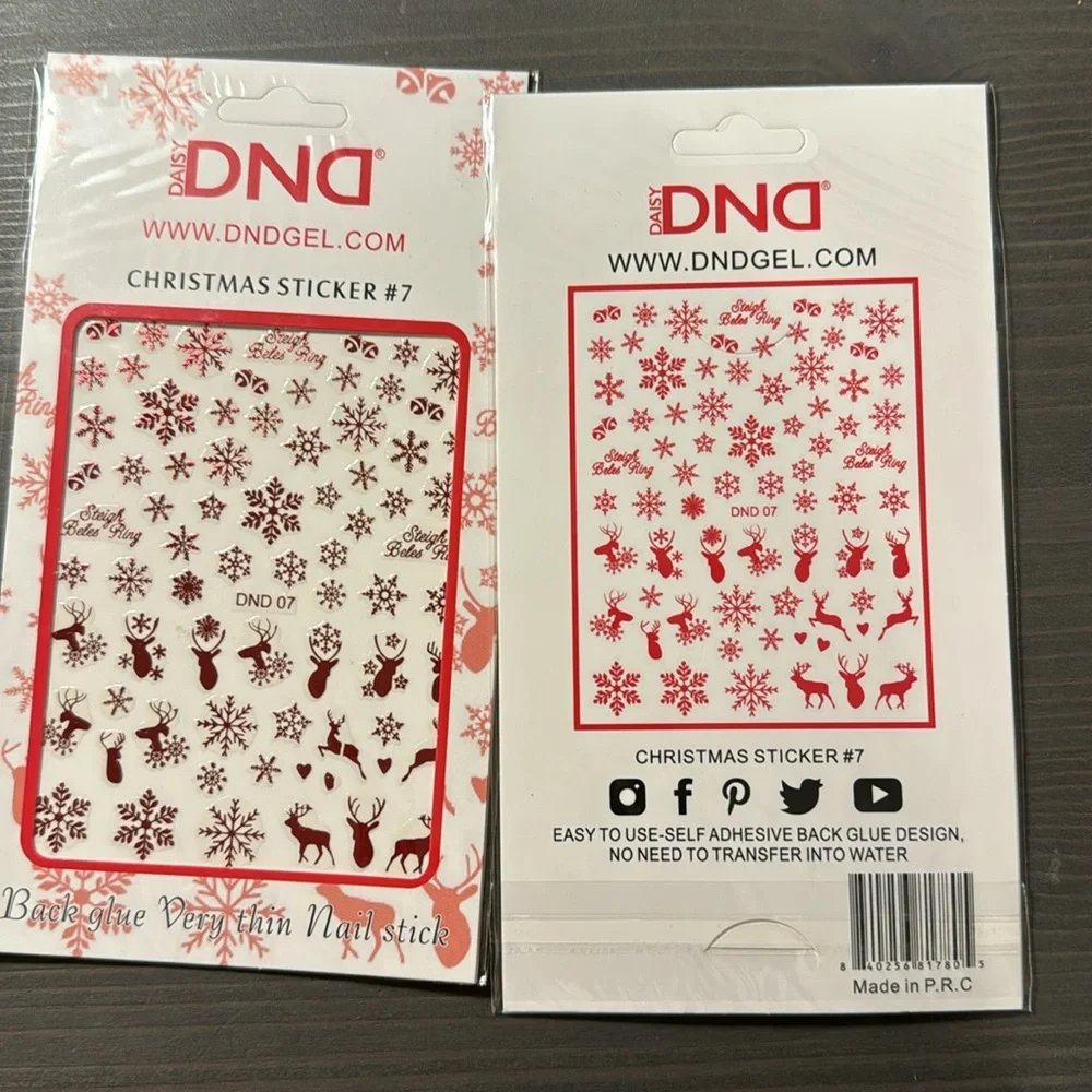 DND Nail Art Stickers-Holiday/Christmas - Picture 3 of 3